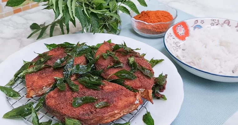 Simple Curry Powder Fried Fish