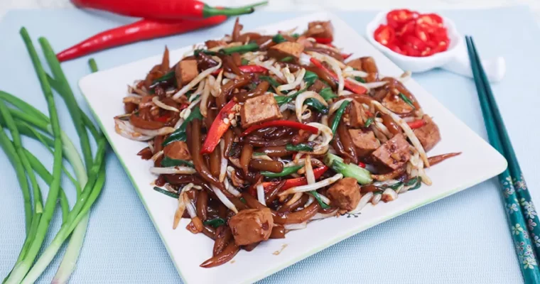 Vegetarian Stir Fry Loh Shi Fun