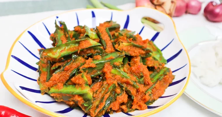Easy Angled Beans Sambal Recipe (Sambal Kacang Botol)