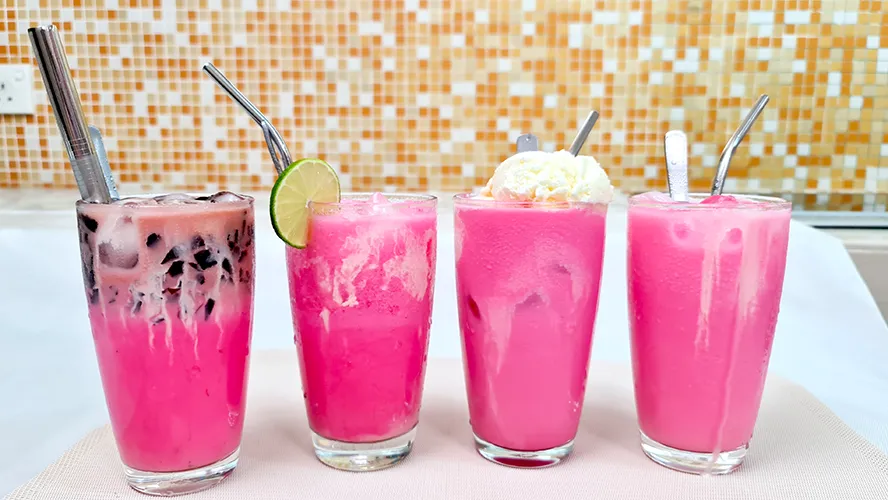 sirap bandung 4 types Easy Sirap Bandung Recipe – Rose Milk Syrup (in 3 Ways!)